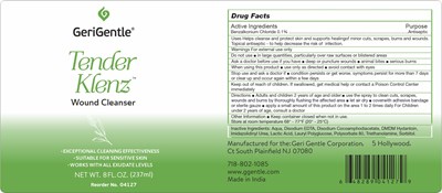 Drug Fact (Gg Wound Cleanser)